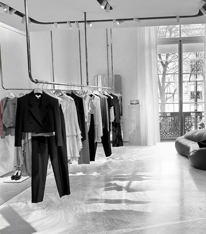 A curated rail of considered womenswear